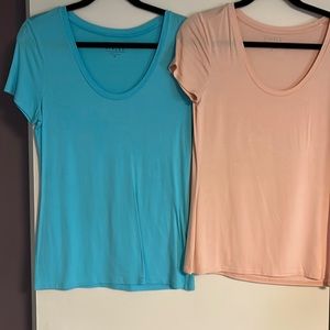 Lot of 2 short sled tops